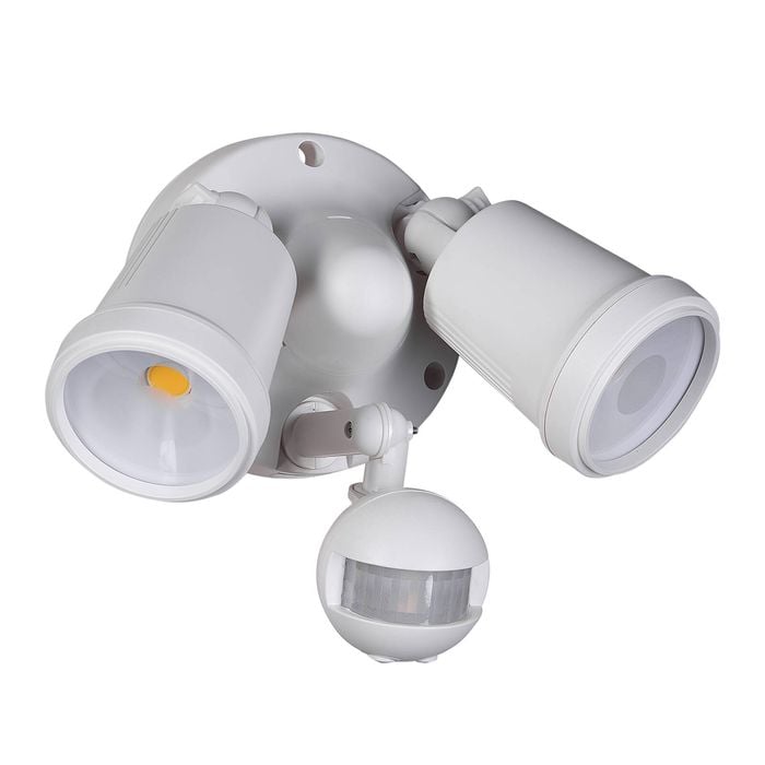 Brilliant White Raptor III LED DIY Twin Security Light with Sensor