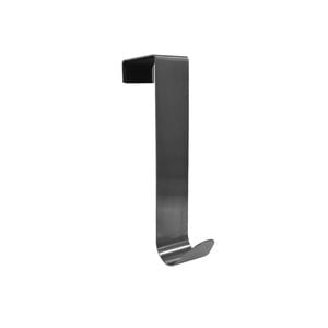 Adoored Satin Chrome Short Over-The-Door Deco Hook
