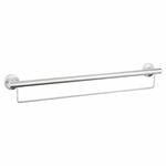 evekare 900mm Stainless Steel Towel Rail With Grab Rail