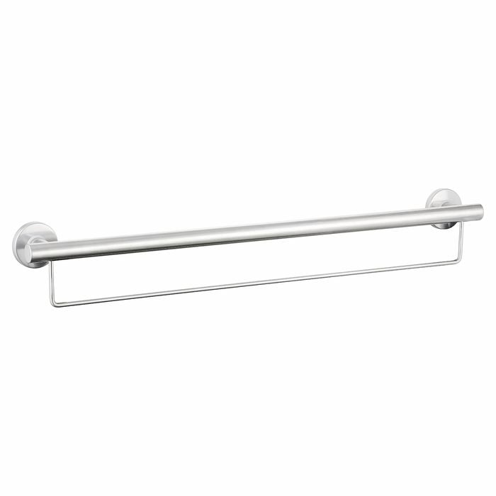 evekare 900mm Stainless Steel Towel Rail With Grab Rail