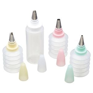 8pc Mastercraft 90/290ml Bottle/Nozzle Cookie Cupcake Decorator Kit Set
