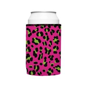 Stubbyz 80s Leopard Print Stubby Cooler Standard