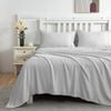 LINENOVA 100% Organic Bamboo Sheet Set-Silver Single