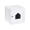 i.Pet 49x51cm Cat Litter Box Enclosure Hidden Litter Tray Cabinet White