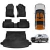 3D Floor Mats Boot Liner for Subaru Forester 2018-2024 Heavy Duty Cargo Car Trunk Luggage Tray