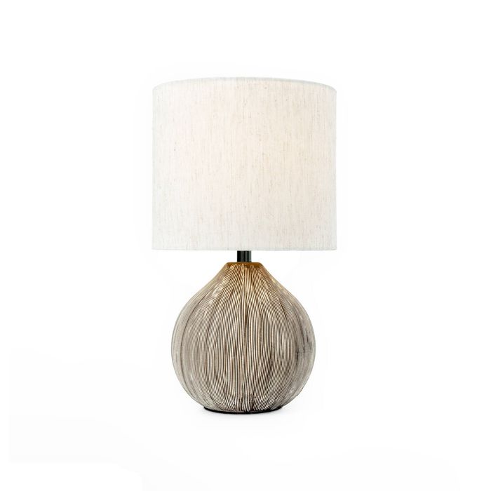 Clay & Kin 32.5cm Natural Small Grain Table Lamp