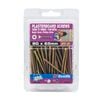 Zenith 8G x 65mm Gold Passivated Bugle Head Plasterboard Screws - 50 Pack