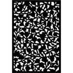 Jack Matrix 1800 x 1200 x 9mm Charcoal Magnolia Décor Screen With Frame