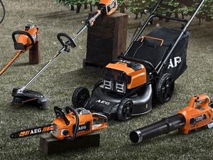 AEG assorted power garden tools