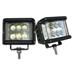 Elinz 2x 60W LED Driving WorkLight Flood Spot Beam 12V 24V Lamp Light Offroad 4x4