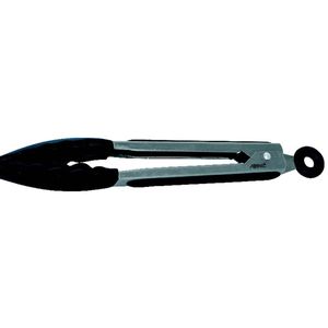 Avanti Silicone S/S Tong 23cm Black