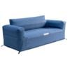 Quest Outdoors 175x80cm Air Inflatable Sofa 3 Camping Furniture - Blue