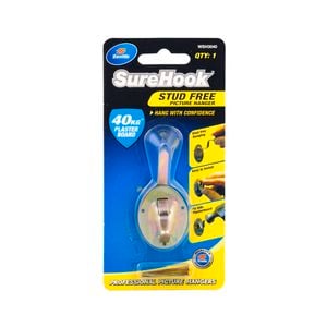 Zenith 40kg Zinc Plated SureHook Stud Free Picture Hanger