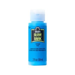 Folk Art Blue Glow In The Dark Acrylic Paint