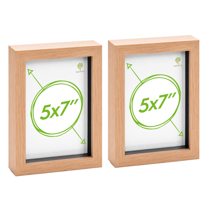 Nicola Spring Shadow Box Frames - 5 X 7" - Pack Of 2