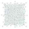 Mandala Art Satin Glass Dots White Mosaic Tiles
