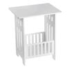 Lifebay Compact and Chic: Nordic Modern Mini Bedside Table with Storage