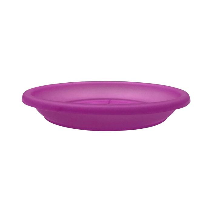Eden 14cm Transparent Purple Round Saucer