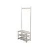 Flexi Storage Living 590 x 1650 x 300mm White Bamboo Hallway Storage Unit