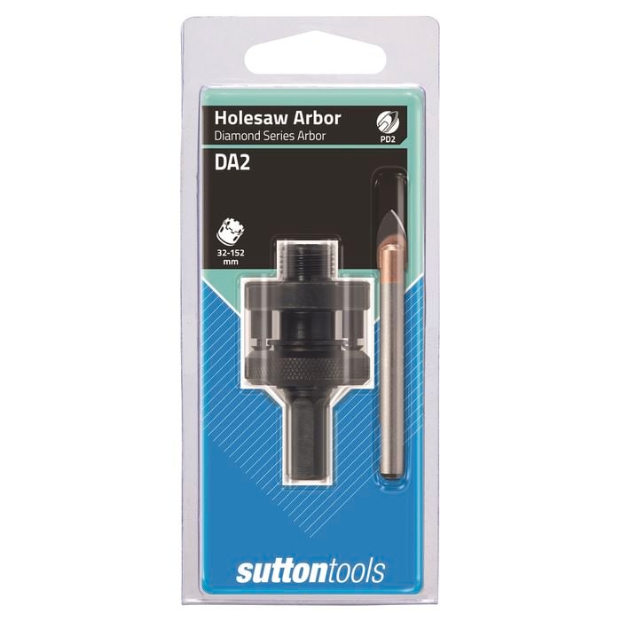 Sutton Tools 32 - 152mm Arbor To Suit Diamond Holesaw