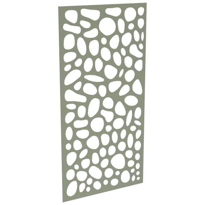 ProtectorAl 300 - 1200 x 1201 - 2400mm Pale Eucalypt Riverstone Unframed Solid Aluminium Decorative Panel