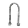 Sunrise U-bolts With Nyloc Nut 1/2" Galvanised - 39mm Round, 115mm - Ub39r115g