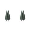 2x 2pc Eco Ladelle Recycled Leaf Kitchen Towel Reusable/Washable Green