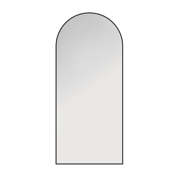 Astin Sinclair 1800 x 800mm Black Arched Full Length Mirror