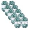 10x Malli 100g Blend Basic Poly/acrylic Peppermint Crush Multi Colour Yarn