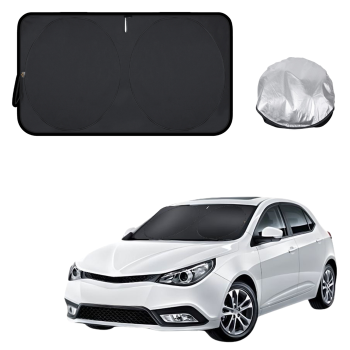 Front Windscreen Sun Shade for MG 5 2012 - 2018 (AP12) - Standard 150 x 85 cm - Black