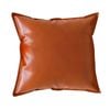 SOGA 45CM Light Luxury Simulated Leather Throw Pillow