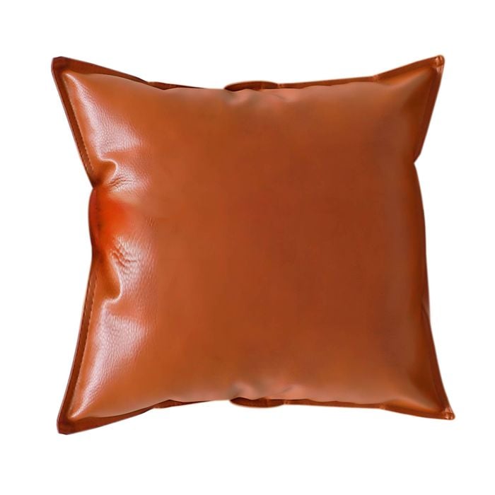 SOGA 45CM Light Luxury Simulated Leather Throw Pillow
