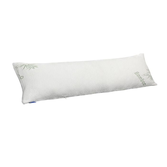 DreamZ Body Pillow Memory Foam Long Full Cushion White