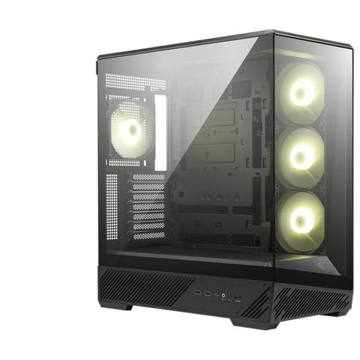 MSI MAG PANO 130R PZ -BLACK – ATX/mATX/ITX, 400mm GPU, 165mm CPU, 7 slots, 6×120mm, 360 rad top/side, 2×USB-A, 1×USB-C 20Gb
