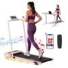 Everfit 3 In 1 Treadmill Walking Pad Incline Pink