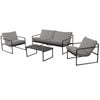 Marquee 4 Piece Soho Lounge Setting