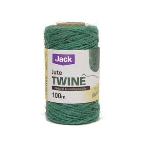Jack 100m Green Jute Twine Plant Tie