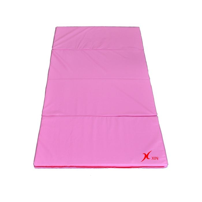Super Large 300cm x 120cm Gymnastics Folding Gym Yoga Exercise Mat - Pink
