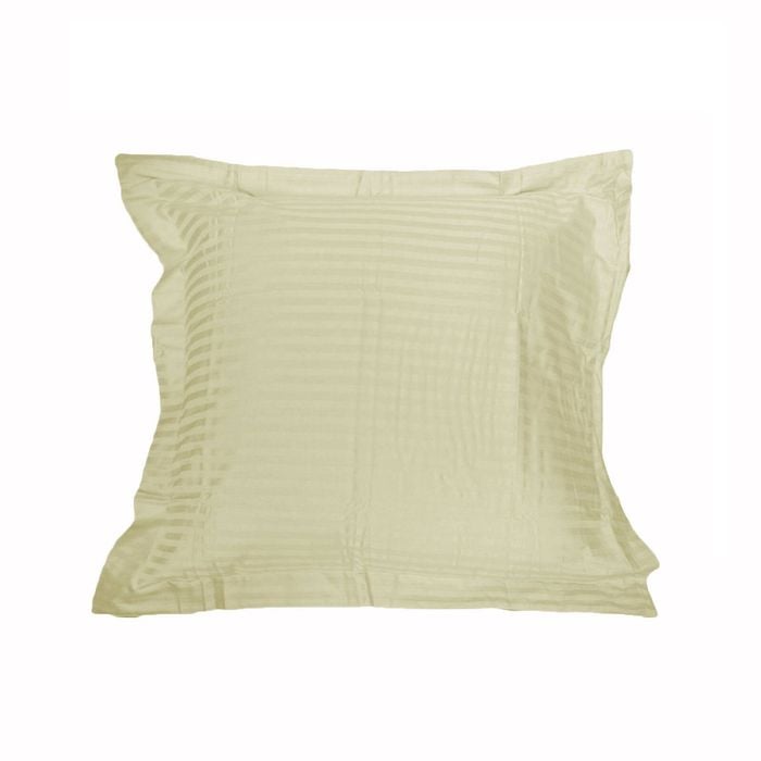 Accessorize 325TC One of Stripe Euro Pillowcase 65 cm x 65 cm Ecru