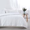 Accessorize Bedroom Collection Double White Washable Cotton Quilt