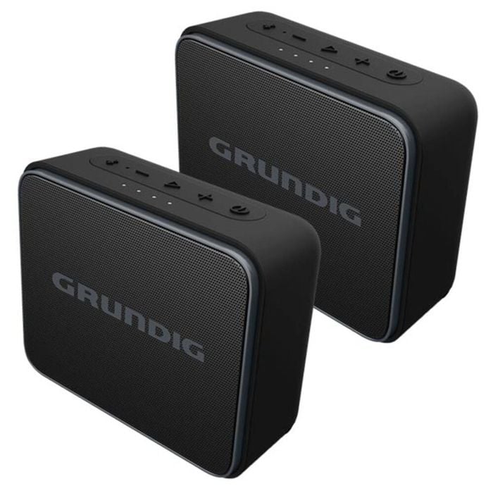 Grundig Bluetooth Speaker Jam - Black (2pk)