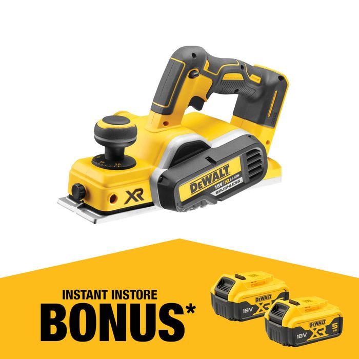 DeWALT 18V XR Cordless Brushless Planer DCP580N-XE - Skin Only