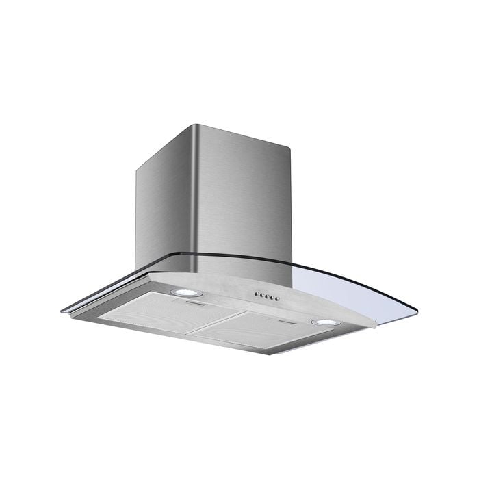 Everdure 60cm 700m³/hr Curved Glass Canopy Rangehood