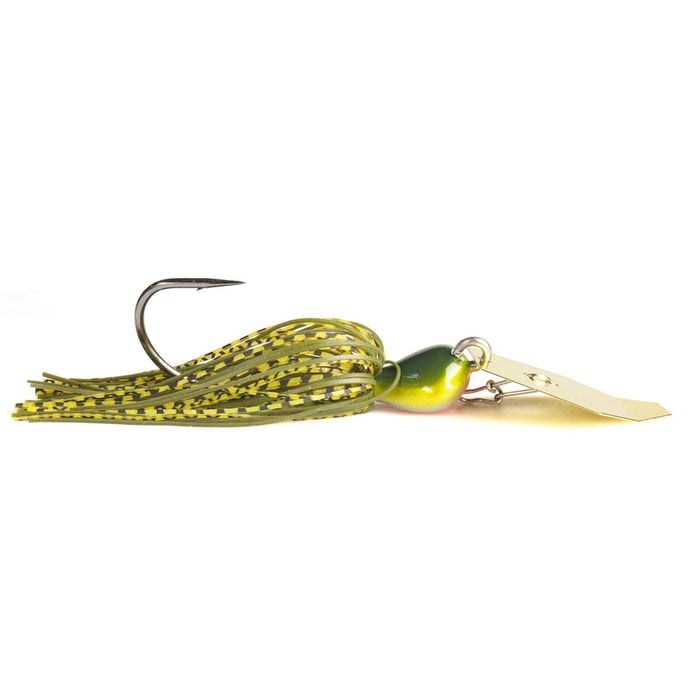 Zman 1/2oz Chatterbait Big Blade Skirted Jig Lure - Mossy