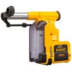 DeWALT 18V XR Cordless Rotary Hammer Dust Extraction System 