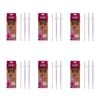 6x 2pc Eco-To-Go Glass Straw Heart Shaped Reusable with Cleaner Set