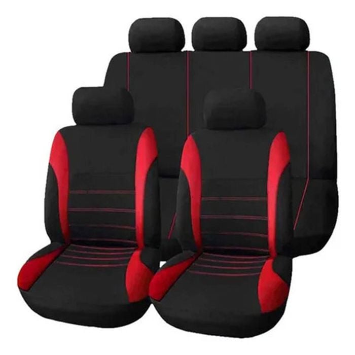 Catzon Car Seat Cover Composite Sponge Universal Fit Cars Suv-red