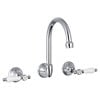 Mondella WELS 4 Star 7.5L/min Chrome Maestro Lever Handle Wall Sink Set