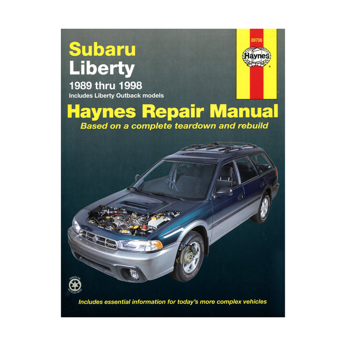 Subaru Liberty & Outback (89-98) Haynes Repair Manual