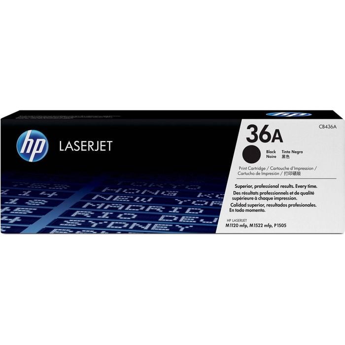 Hp 36a (cb436a) Original Standard Yield Laser Toner Cartridge - Single Pack - Black - 1 Each - 2000 Pages